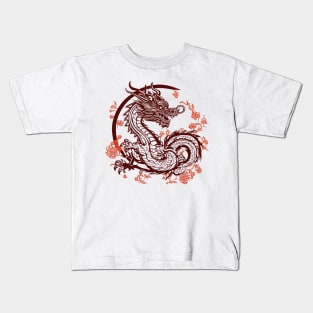 Wood Dragon Zodiac Kids T-Shirt